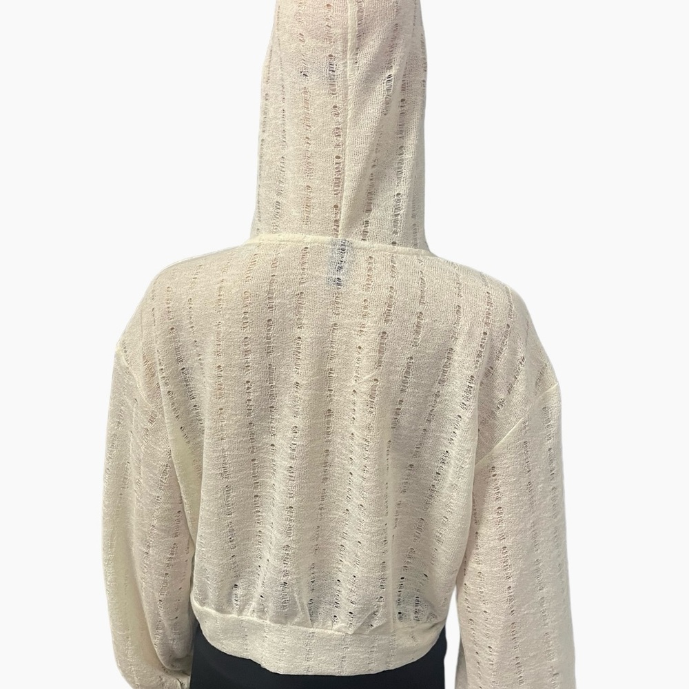 Drawstring Zipper Sweater - Picture 9 of 13